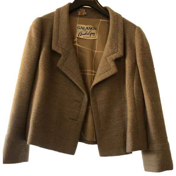 Vintage James Galanos For Amelia Gray Beverly Hills Skirt Suit - Picture 2 of 9